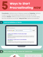 5 Ways to Procrastinating Now [INFOGRAPHIC]