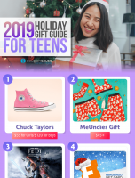 CouponCause Holiday Gift Guide for Teens 2019 [INFOGRAPHIC]