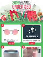 CouponCause 2019 Last-Minute Holiday Gift Guide Under $50 [INFOGRAPHIC]