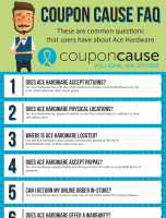 Ace Hardware Coupon Cause FAQ (C.C. FAQ) [INFOGRAPHIC]
