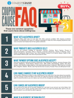 AliExpress Infographic Order Coupon Cause FAQ (C.C. FAQ) [INFOGRAPHIC]