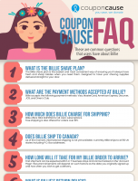 Billie Coupon Cause FAQ (C.C. FAQ) [INFOGRAPHIC]