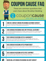 Brooklyn Bedding Coupon Cause FAQ (C.C. FAQ) [INFOGRAPHIC]