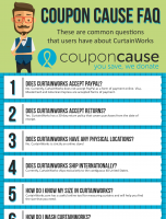 CurtainWorks Coupon Cause FAQ (C.C. FAQ) [INFOGRAPHIC]