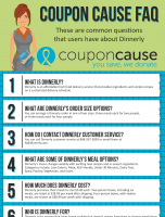 Dinnerly Coupon Cause FAQ (C.C. FAQ) [INFOGRAPHIC]