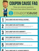 Element Vape Coupon Cause FAQ (C.C. FAQ) [INFOGRAPHIC]