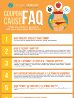 Flat Tummy Coupon Cause FAQ (C.C. FAQ) [INFOGRAPHIC]