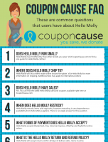 Hello Molly Coupon Cause FAQ (C.C. FAQ) [INFOGRAPHIC]