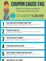 Jane Coupon Cause FAQ (C.C. FAQ) [INFOGRAPHIC]