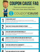 Mig Vapor Coupon Cause FAQ (C.C. FAQ) [INFOGRAPHIC]