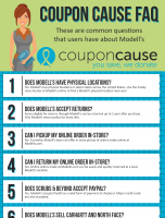 Modells Coupon Cause FAQ (C.C. FAQ) [INFOGRAPHIC]