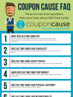 Old Time Candy Coupon Cause FAQ (C.C. FAQ) [INFOGRAPHIC]