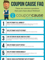PetSmart Coupon Cause FAQ (C.C. FAQ) [INFOGRAPHIC]