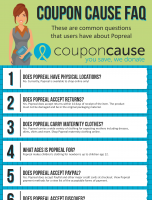 PopReal Coupon Cause FAQ (C.C. FAQ) [INFOGRAPHIC]