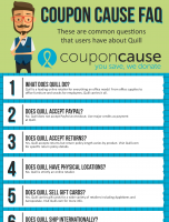 Quill Coupon Cause FAQ (C.C. FAQ) [INFOGRAPHIC]