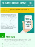 Smartphone Contract for Teenagers [INFOGRAPHIC]