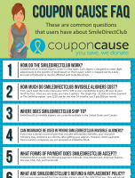 SmileDirectClub Coupon Cause FAQ (C.C. FAQ) [INFOGRAPHIC]