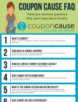 Sundry Coupon Cause FAQ (C.C. FAQ) [INFOGRAPHIC]