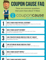 TJ Maxx Coupon Cause FAQ (C.C. FAQ) [INFOGRAPHIC]