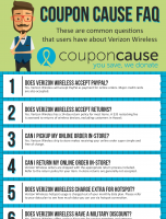 Verizon Coupon Cause FAQ (C.C. FAQ) [INFOGRAPHIC]