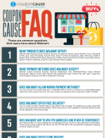 Walmart Infographic Order Coupon Cause FAQ (C.C. FAQ) [INFOGRAPHIC]