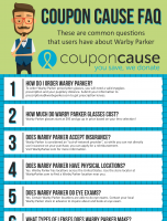 Warby Parker Coupon Cause FAQ (C.C. FAQ) [INFOGRAPHIC]