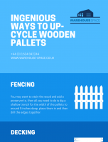Ingenious Ways to Upcycle Wooden Pallets [INFOGRAPHIC]