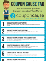 West Marine Coupon Cause FAQ (C.C. FAQ) [INFOGRAPHIC]