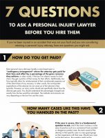 7 Questions to Ask a Personal Injury Lawyer Before You Hire Them [INFOGRAPHIC]