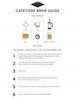 Cafetiere Coffee Brew Guide [INFOGRAPHIC]