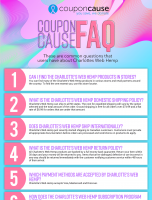 Charlotte’s Web Hemp Coupon Cause FAQ (C.C. FAQ) [INFOGRAPHIC]