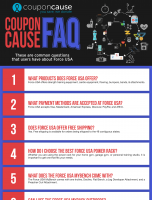 Force USA Infographic Order Coupon Cause FAQ (C.C. FAQ) [INFOGRAPHIC]
