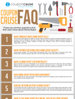 Home Depot Infographic Order Coupon Cause FAQ (C.C. FAQ) [INFOGRAPHIC]