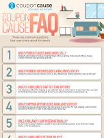 Kirkland’s Infographic Order Coupon Cause FAQ (C.C. FAQ) [INFOGRAPHIC]