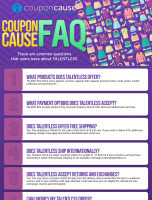 TALENTLESS Infographic Order Coupon Cause FAQ (C.C. FAQ) [INFOGRAPHIC]