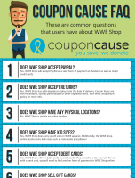 WWE Coupon Cause FAQ (C.C. FAQ) [INFOGRAPHIC]